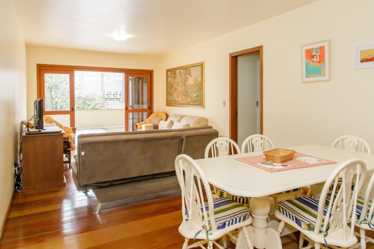 Apartamento Amplo E Aconchegante Na Av Das Hortencias No Centro De Gramado Buitenkant foto